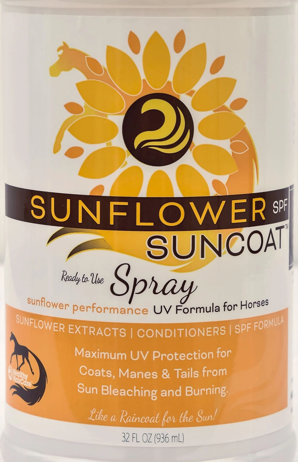 Sunflower Suncoat SPF Spray for Horses, 32 oz