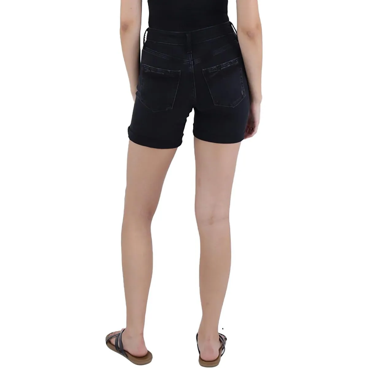 Sure Thing Womens High Rise Universal Fit Denim Shorts