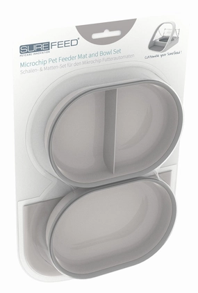 SureFeed Microchip Feeder Mat and Bowl Set cat food bowl,cat feeder,elevated cat dish