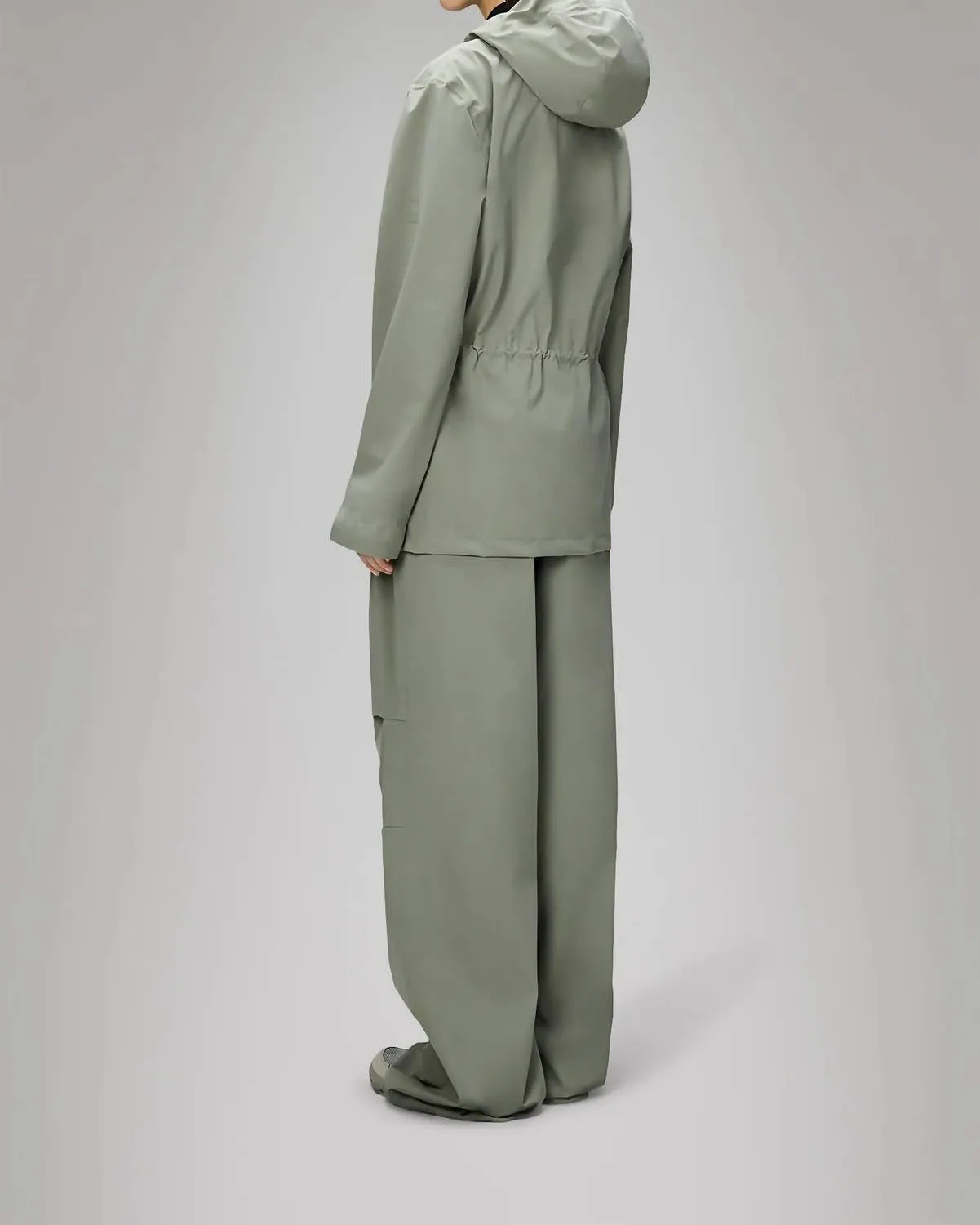 Suva Hardshell String W Rain Jacket In Drift
