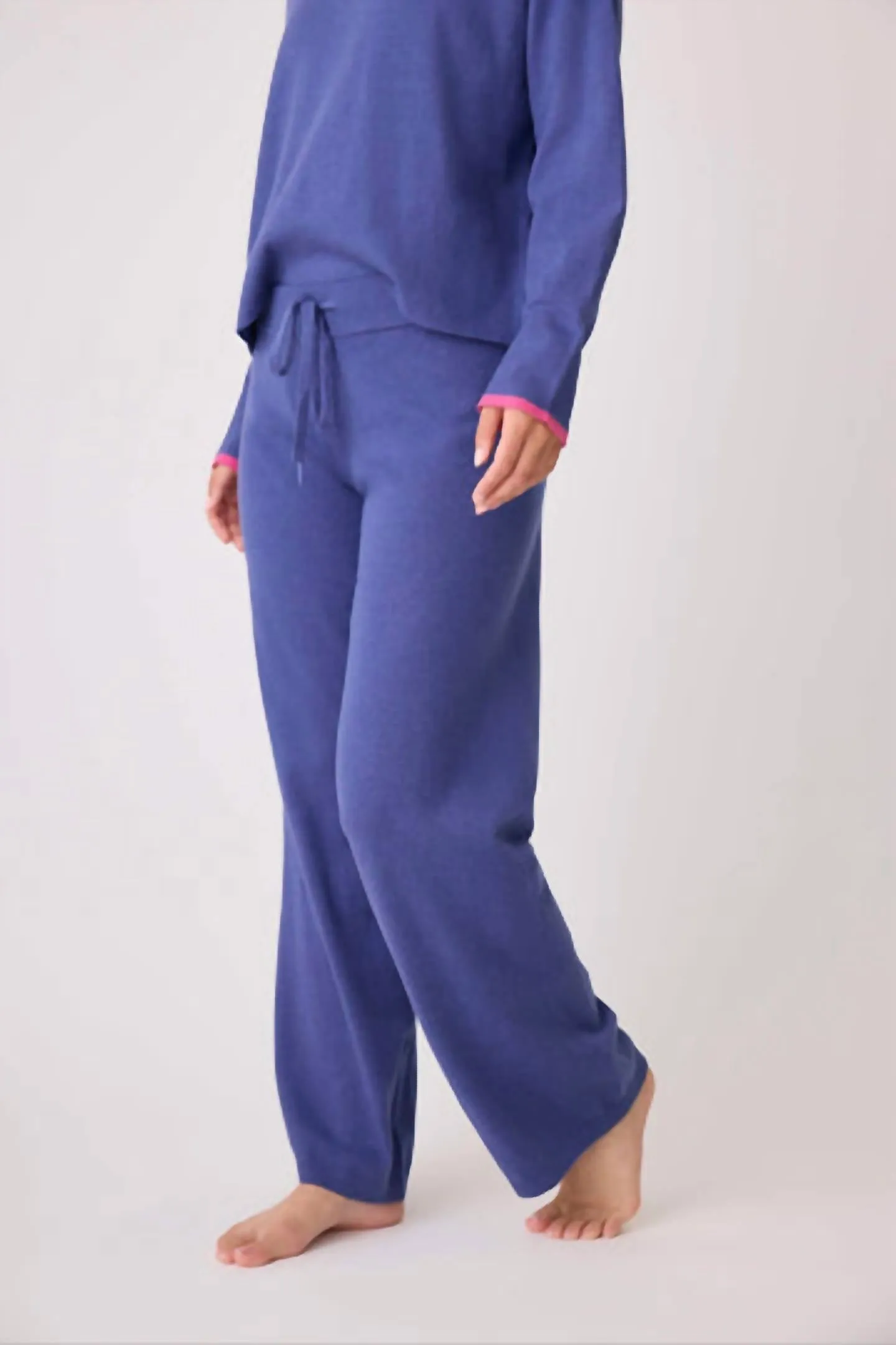 Sweater Weather Lounge Pant In Dark Periwinkle