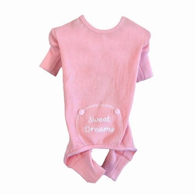 Sweet Dreams Dog Pajamas Pink dog underwear,dog diaper,pet undergarments