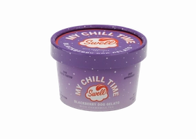 Swell Dog Frozen Gelato - My Chill Time 4.5oz resealable cup stainless steel bowl,metal pet feeder,steel water dish