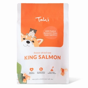 Taki King Salmon Freeze-Dried Treats For Cats & Dogs 50g cat snacks catnip treats healthy cat food cat reward treats low calorie cat food