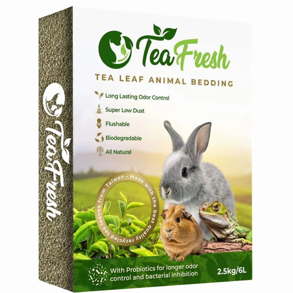 TeaFresh Tea Leaf Small Animal Bedding 2.5kg rabbit habitat,small animal tunnel,bunny supplies
