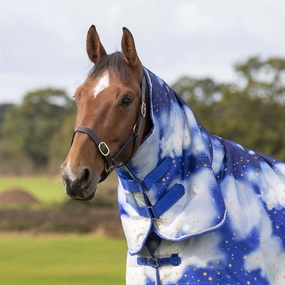 Tempest "Midnight Sky" Neck Cover for Horses, Small horse blanket,poultry bed sheet,equine sheets