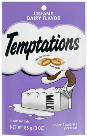 Temptations Creamy Dairy Flavor Cat Treats cat toys and food,complete cat care,all in one cat kit