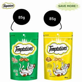 Temptations Tasty Chicken and Seafood Medley Flavour Cat Treats Combo crunchy cat treat,crispy cat snack,dry cat treat