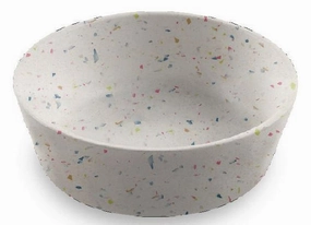 Terrazzo Brights Bowl cat food bowl,cat feeder,elevated cat dish