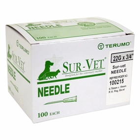 Terumo SUR-VET Veterinary Needles, 100 Count soft chew treat,chewy dog snacks,tender bites for dogs