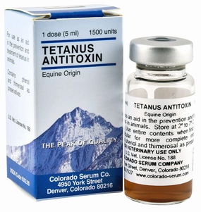 Tetanus Antitoxin Vaccine for Horses & Livestock gourmet cat wet food,chicken in broth cat,fish recipe cat food