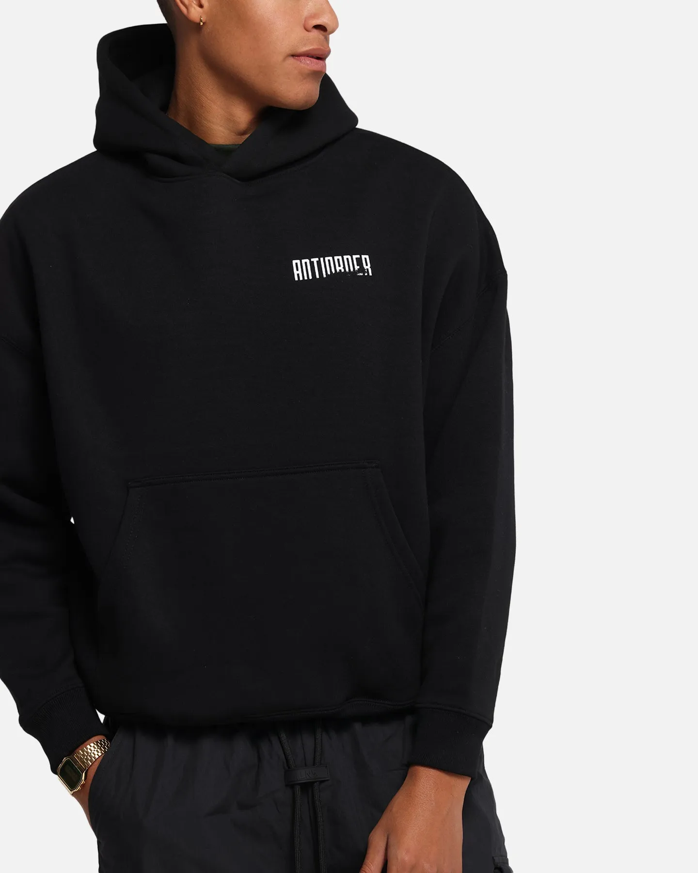 The Anti Order Ryuken Boxy Hoodie Black