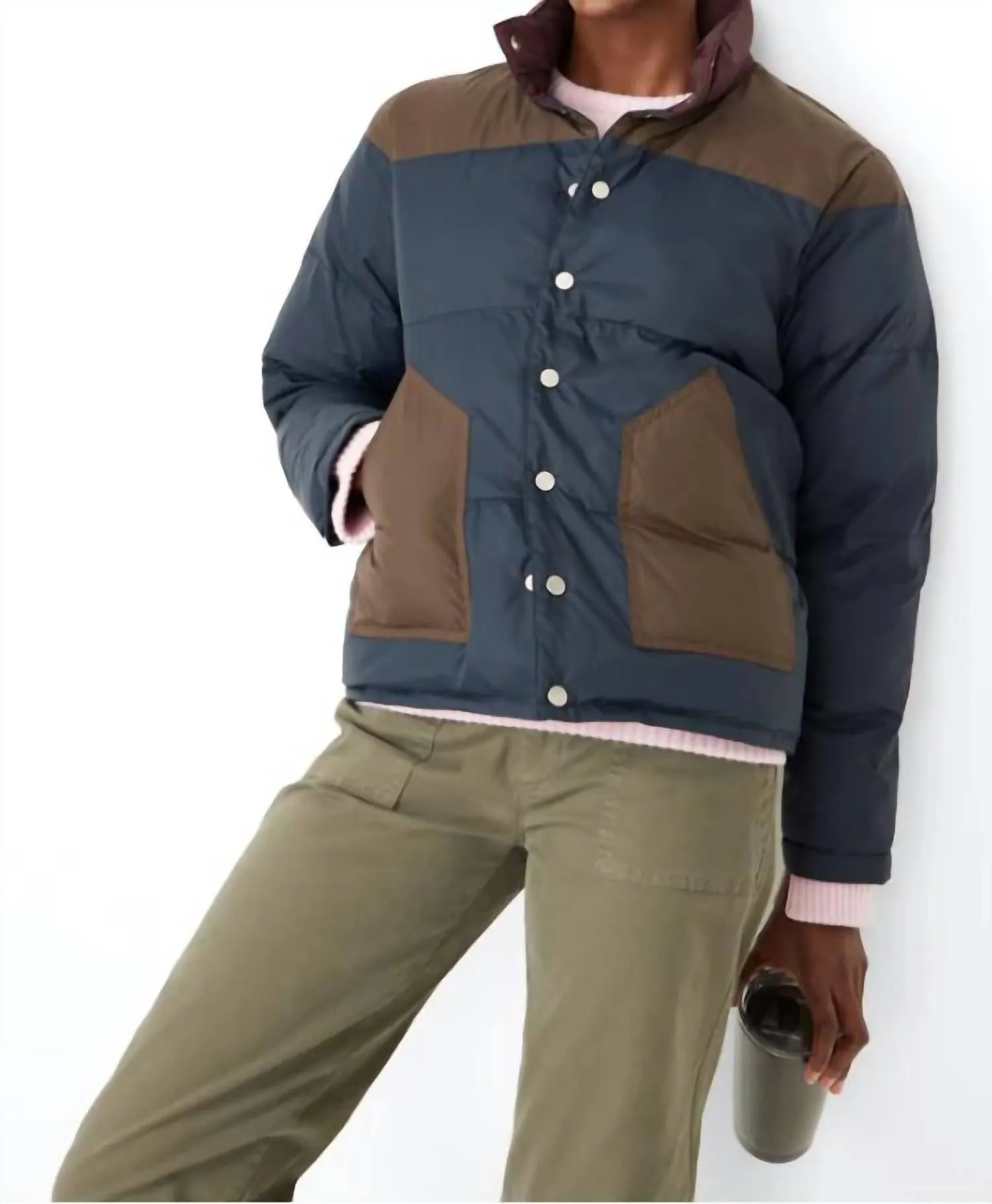 The Bogey In Navy/ Chocolate/merlot