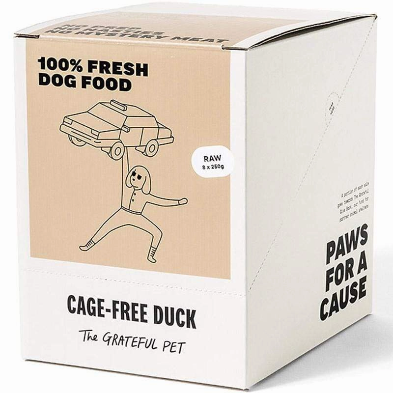 The Grateful Pet Raw Cage-Free Duck Frozen Dog Food 2kg raw pet food,frozen meat dog,raw feeding dog