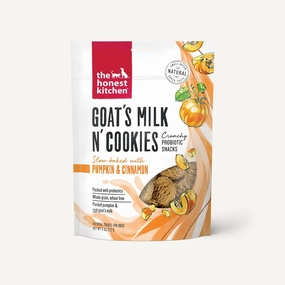 The Honest Kitchen Biscuit Dog Treats Goat's Milk N' Cookies Pumpkin & Cinnamon 8oz Bag dog biscuit treats,crunchy dog snacks,dog cookies