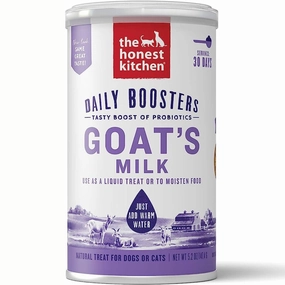 The Honest Kitchen Daily Boosters Instant Goat's Milk With Probiotics for Cats & Dogs 5.2oz digestive care dog food,urinary care cat food,sensitive stomach pet food