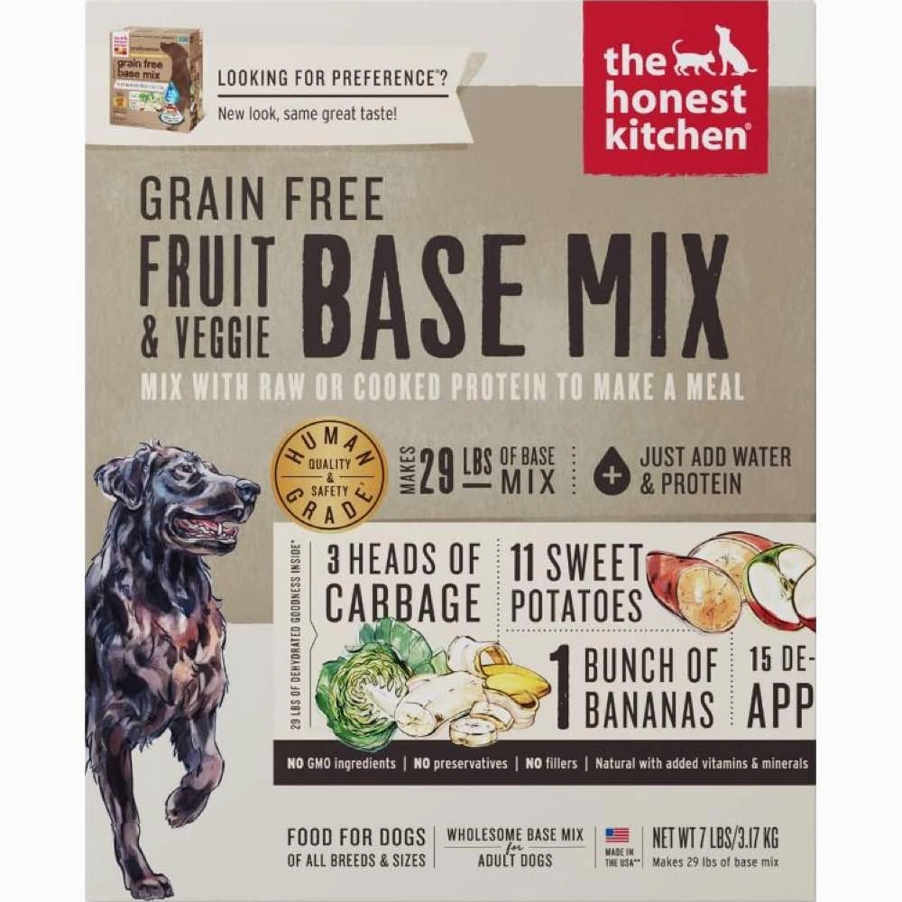 The Honest Kitchen Preference Grain Free Fruit & Veggie Base Mix Dehydrated Dog Food horse supplement horse vitamins animal probiotics livestock digestive aid horse immune booster