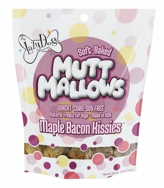 The Lazy Dog Cookie Company Mutt Mallows - Maple Bacon Kissies 5oz Bag barn supply,horse stable organizer,poultry waterer