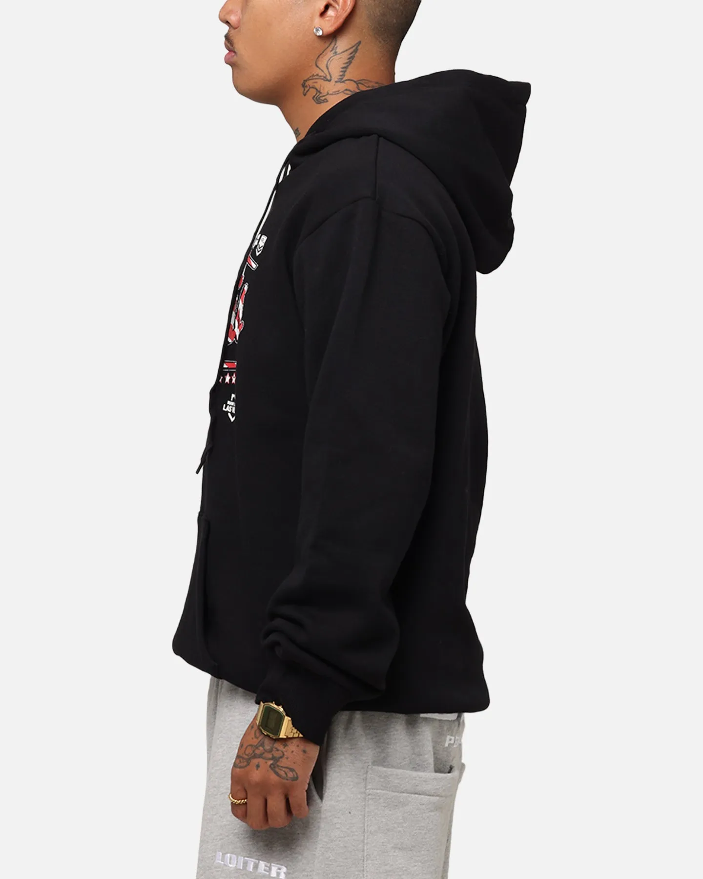 Tidwell NRL 2025 Las Vegas Round Flag Hoodie Black