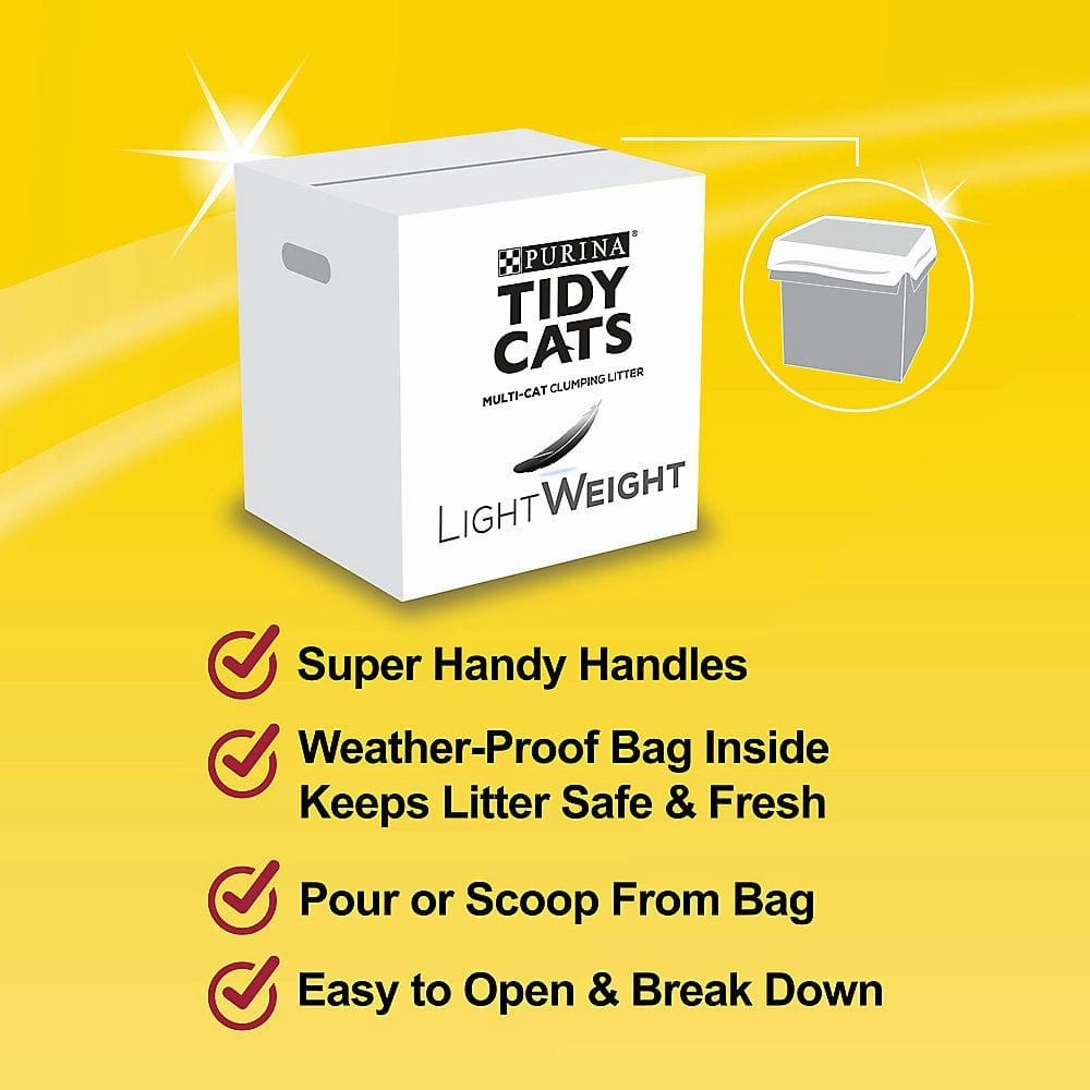 Tidy Cats LightWeight 4-in-1 Strength Clumping Multi-Cat Litter