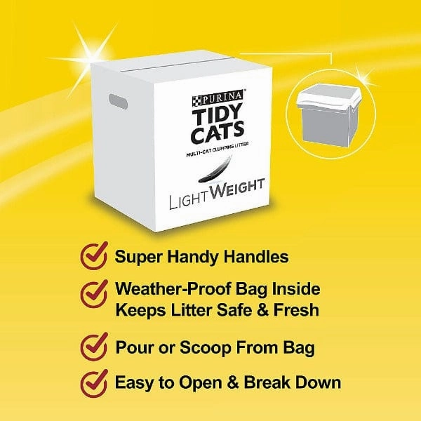 Tidy Cats LightWeight with Glade Clear Springs Clumping Cat Litter