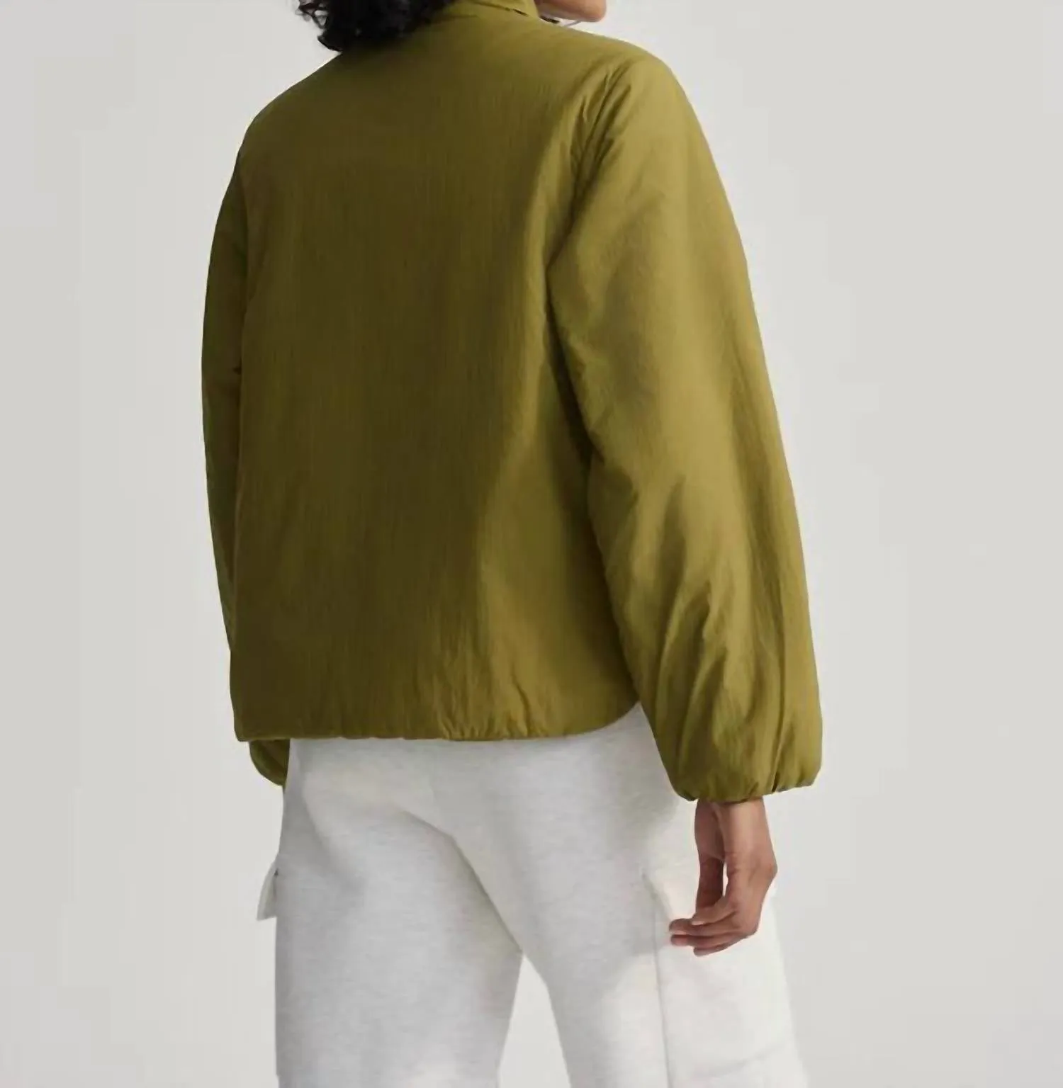 Tilley Light Padded Jacket In Green Moss