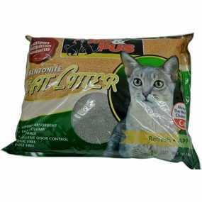 Tom & Pus Bentonite Clumping Clay Cat Litter Apple Scented 10L clumping cat litter,natural cat litter,dust free cat litter