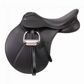 Tough1 EquiRoyal Synthetic All Purpose Saddle, Wide Tree, Black ear cleaner dog,dog eye drops,pet ear wipes