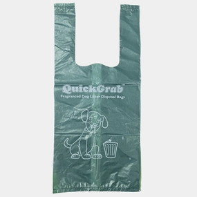 TRIAL SPECIAL (1 per order):  QuickGrab Fragranced Dog Litter Disposal Bags 10ct dog shampoo,pet wipes,dog cleaning spray