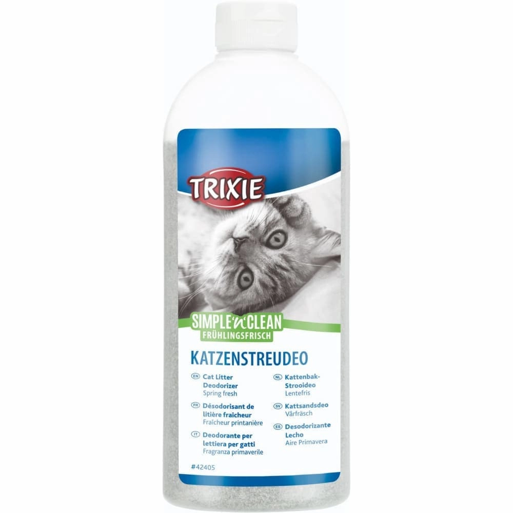 Trixie Simple N Clean Spring Fresh Litter Deodorizer for Cats cat odor eliminator,cat cleaner spray,cat deodorizer