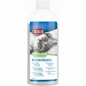 Trixie Simple N Clean Spring Fresh Litter Deodorizer for Cats cat odor eliminator,cat cleaner spray,cat deodorizer