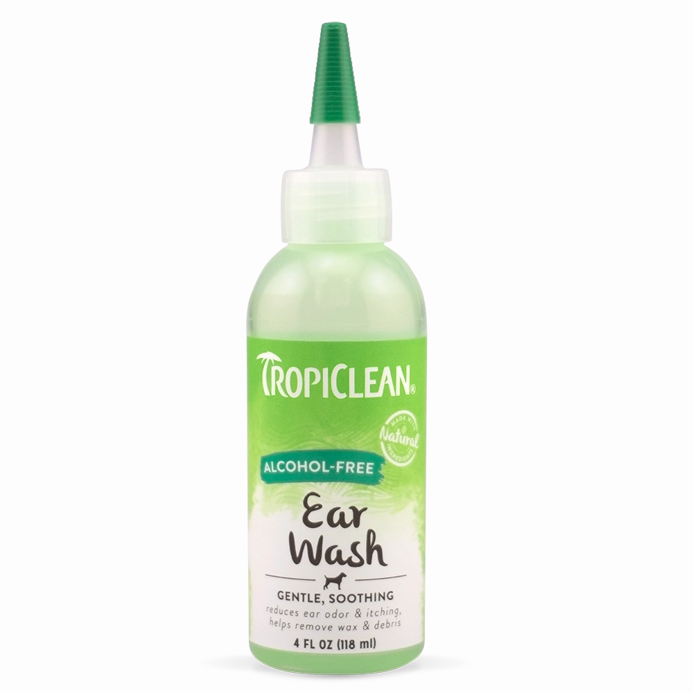 Tropiclean Alcohol-Free Ear Wash 4oz food toppers for dogs,dog gravy,dog flavor boost