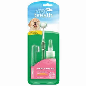 Tropiclean Fresh Breath Oral Care Kit For Puppies dog health supplement,dog multivitamin,canine health care