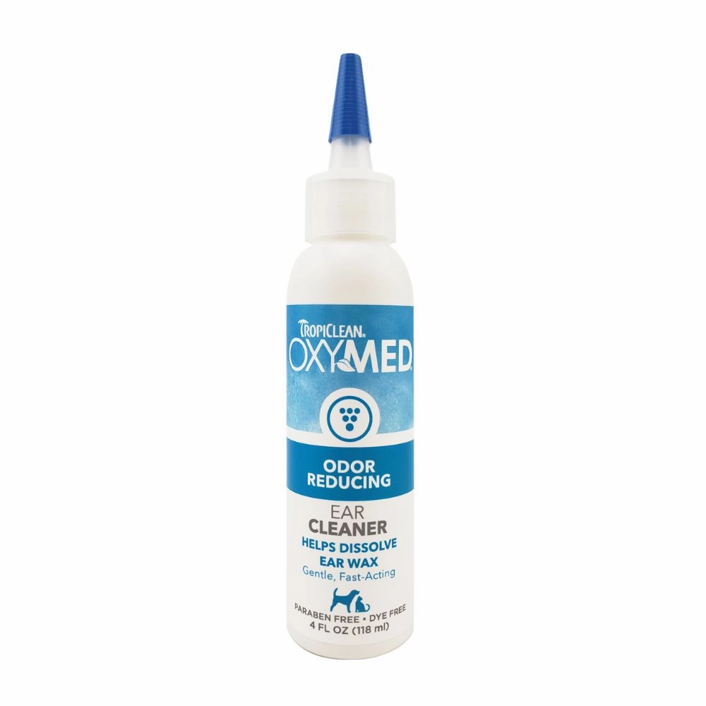 Tropiclean Oxymed Odor Reducing Ear Cleaner 118ml food toppers for dogs,dog gravy,dog flavor boost
