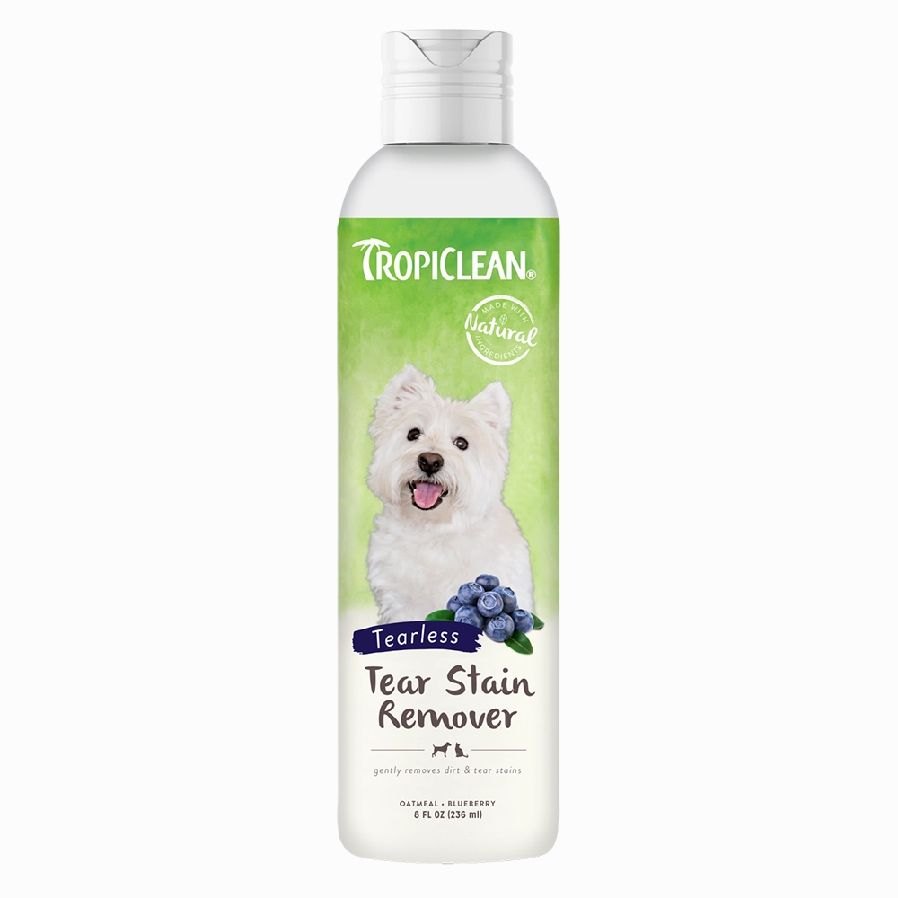Tropiclean Tearless Tear Stain Remover 8oz food toppers for dogs,dog gravy,dog flavor boost