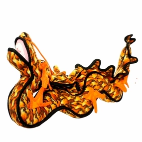 Tuffy Dragon Dog Squeaky Toys, Orange wet cat food,canned cat food,gravy cat food