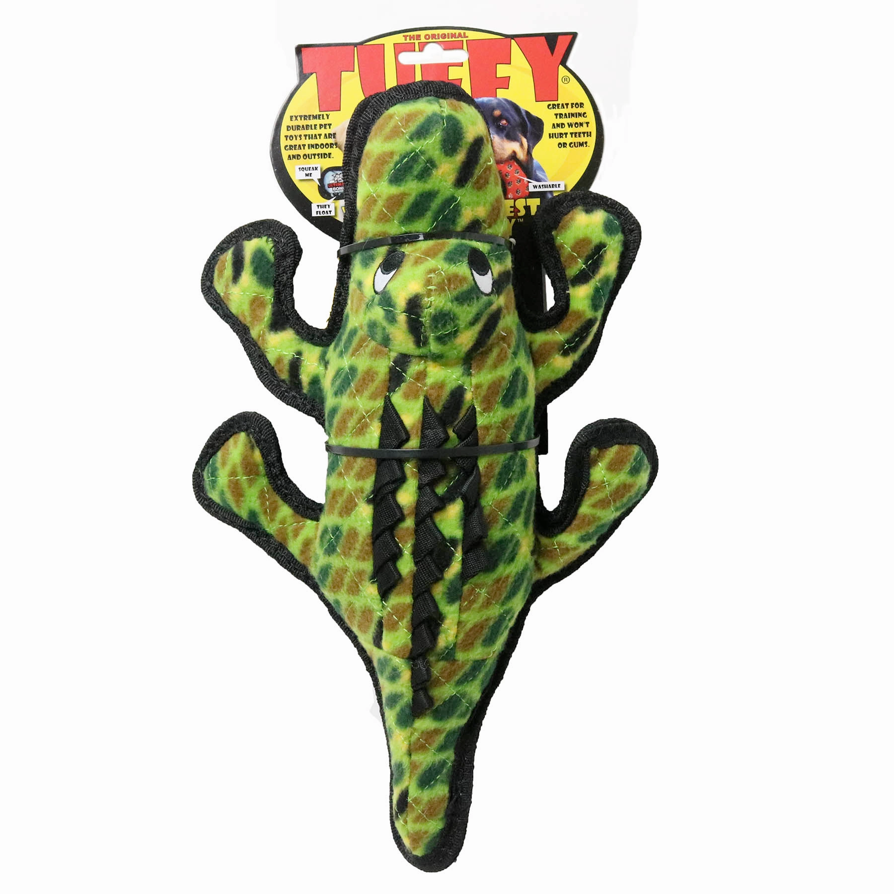 Tuffy Ocean Dog Squeaky Toys, Gary the Gator
