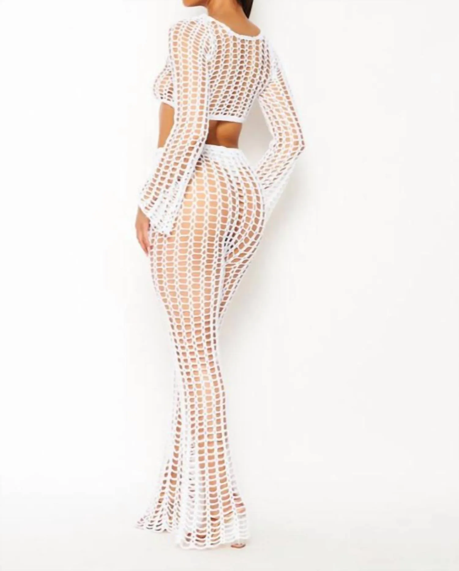 Tulum Crochet Set In White