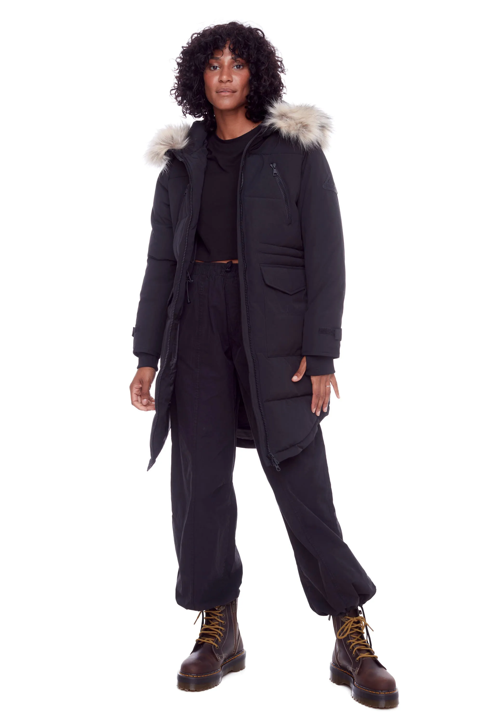 UKON | WOMEN'S VEGAN DOWN (RECYCLED) DRAWSTRING PARKA