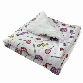 Ultra Soft Minky Sweet Candies Dog Blanket fleece dog blanket,soft dog throw,cozy pet blanket