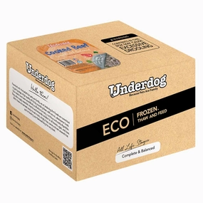 Underdog Cooked Beef Complete & Balanced Eco Pack Frozen Dog Food 3kg raw pet food,frozen meat dog,raw feeding dog