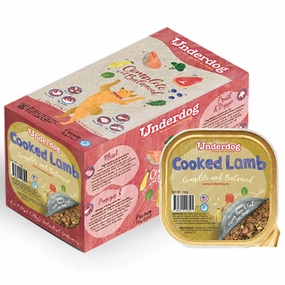 Underdog Cooked Lamb Complete & Balanced Frozen Dog Food 1.2kg raw pet food,frozen meat dog,raw feeding dog