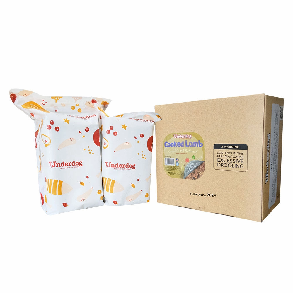 Underdog Cooked Pork Complete & Balanced Eco Pack Frozen Dog Food 3kg