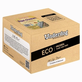 Underdog Raw Chicken Complete & Balanced Eco Pack Frozen Dog Food 3kg raw pet food,frozen meat dog,raw feeding dog