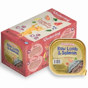 Underdog Raw Lamb & Salmon Complete & Balanced Frozen Dog Food 1.2kg raw pet food,frozen meat dog,raw feeding dog