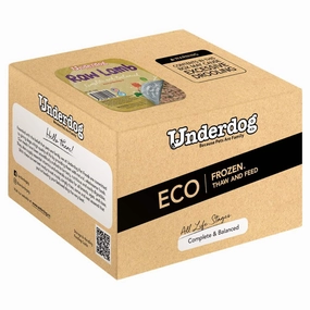 Underdog Raw Lamb Complete & Balanced Eco Pack Frozen Dog Food 3kg raw pet food,frozen meat dog,raw feeding dog