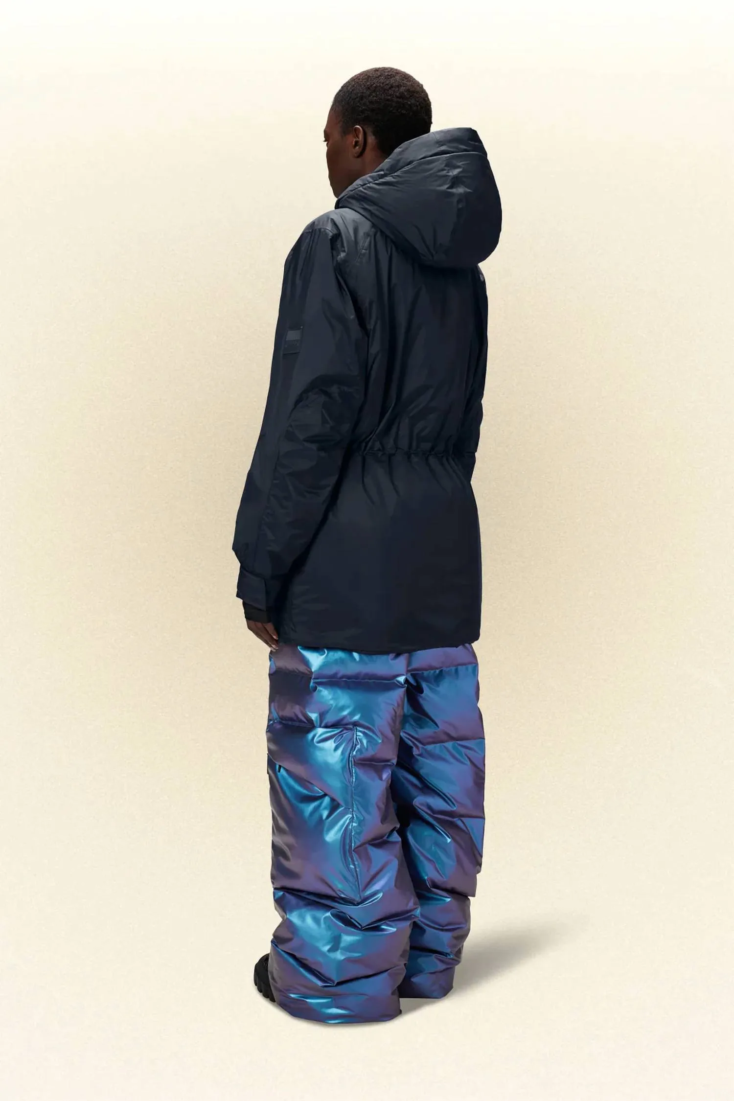 Unisex Vardo Parka Winter Coat In Navy