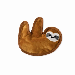 UnStuffed Basic Sloth, Dog Squeaky Plush toy wet cat food,canned cat food,gravy cat food