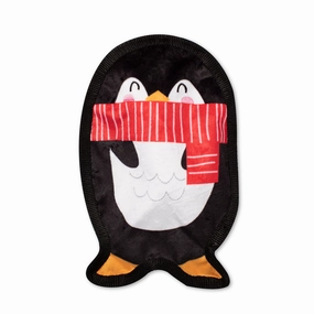 UnStuffed Holiday Penguin, Dog Squeaky Plush toy wet cat food,canned cat food,gravy cat food