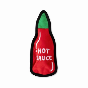 UnStuffed Hot Sauce, Dog Squeaky Plush toy wet cat food,canned cat food,gravy cat food